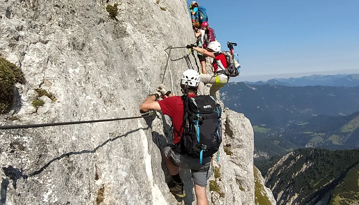 5 Gipfel-Klettersteig, Dalfazer Wasserfall | © 5 Gipfel-Klettersteig, Dalfazer Wasserfall