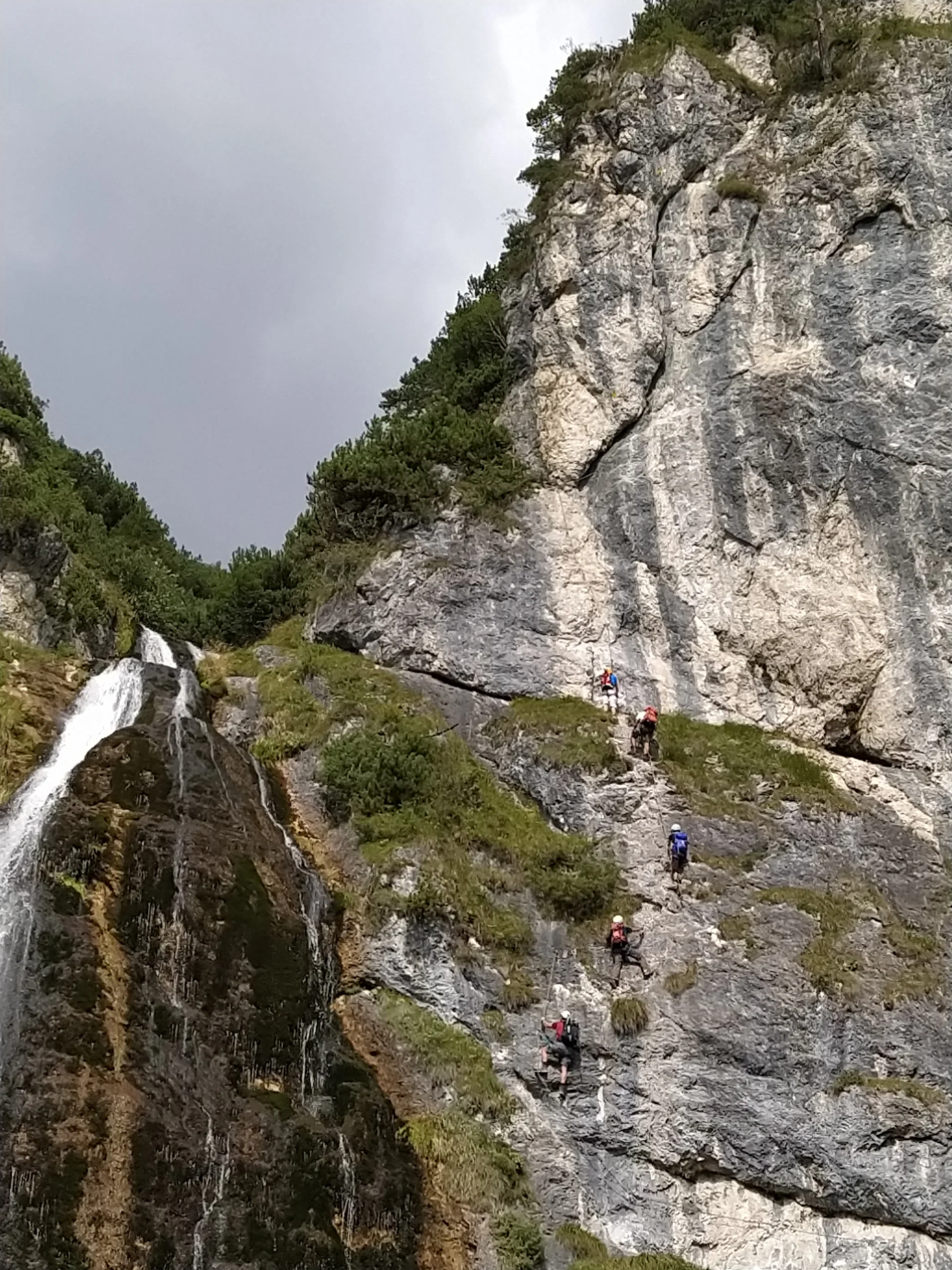 5 Gipfel-Klettersteig, Dalfazer Wasserfall | © 5 Gipfel-Klettersteig, Dalfazer Wasserfall