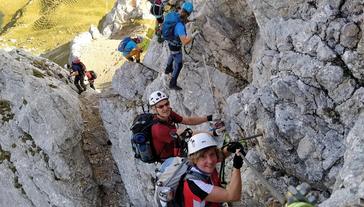 5 Gipfel-Klettersteig, Dalfazer Wasserfall | © 5 Gipfel-Klettersteig, Dalfazer Wasserfall