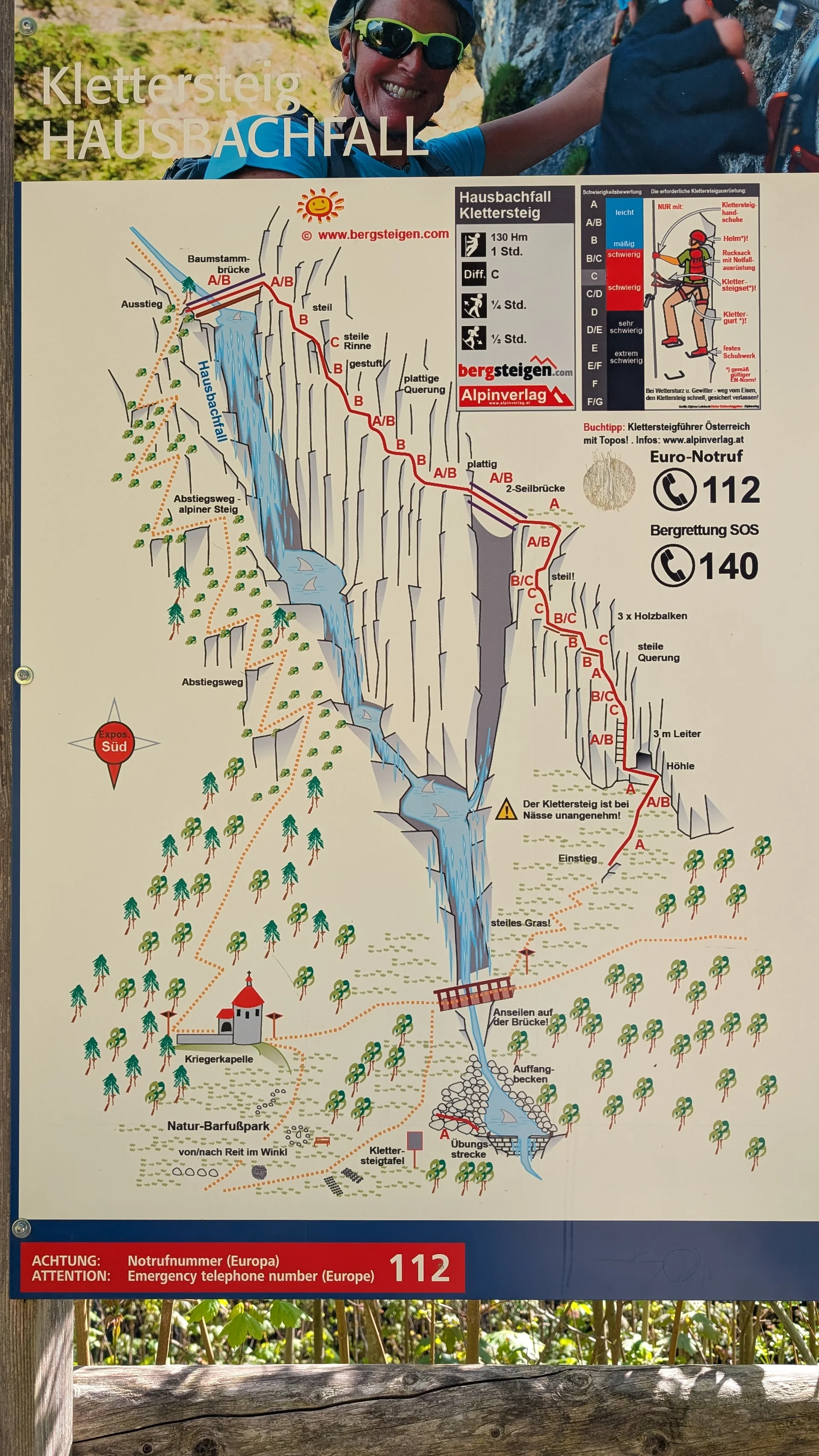 Hausbachfall, Bergkameradensteig, Adolari Klettersteig | © Maier Georg