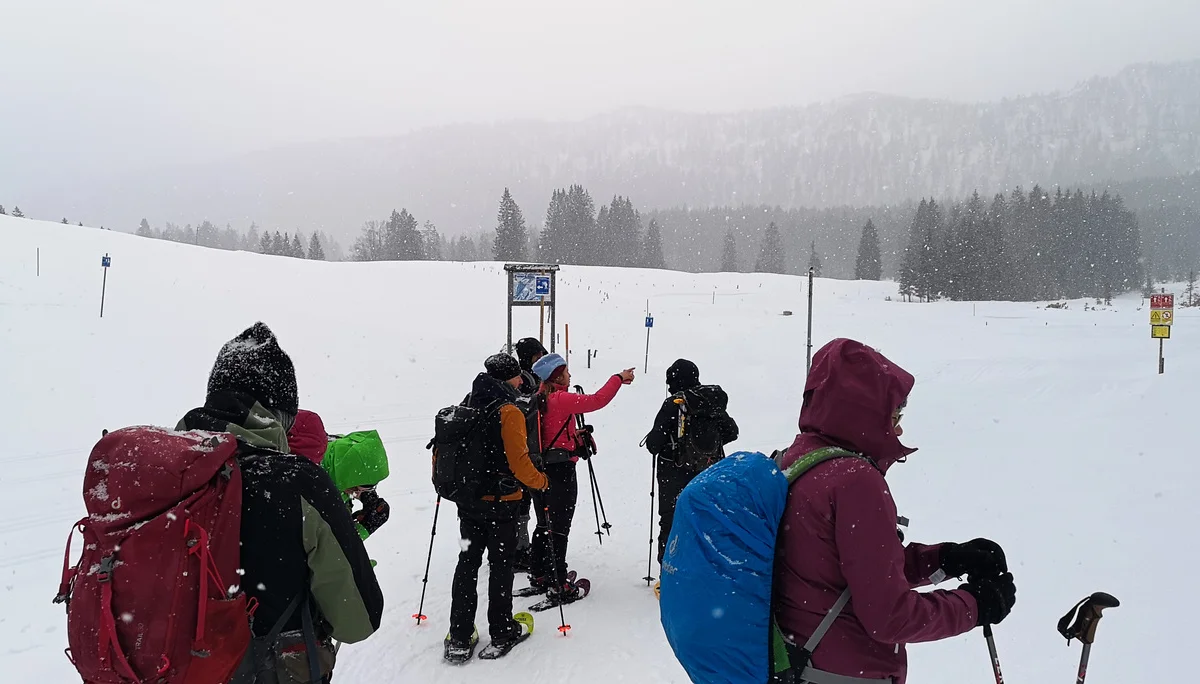 Mit Schneeschuhen auf das Chiemgauer Fellhorn | © Witzelsperger Karin