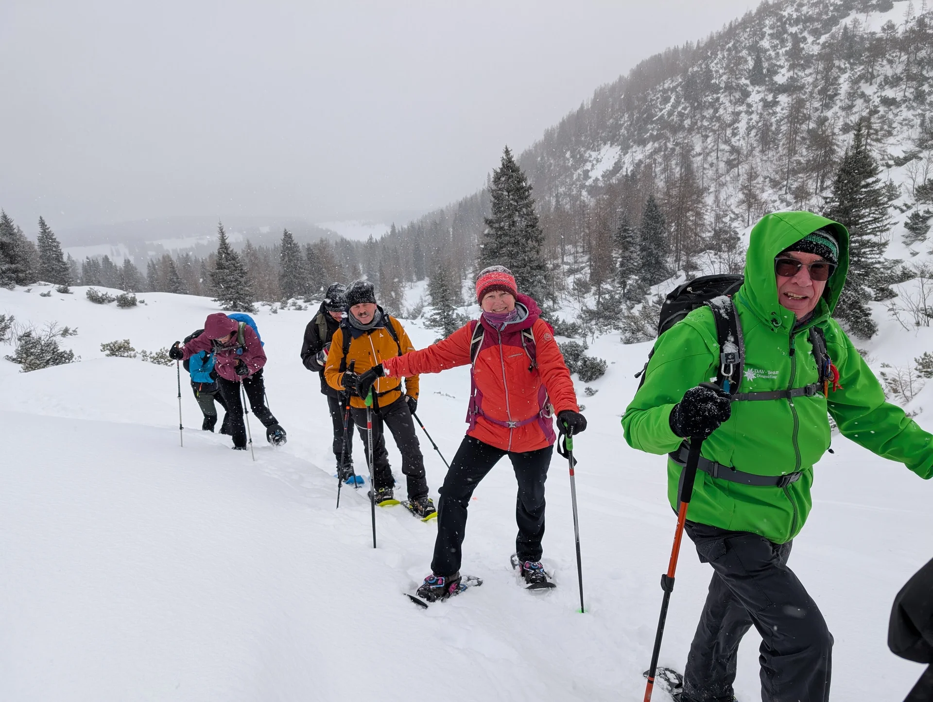Mit Schneeschuhen auf das Chiemgauer Fellhorn | © Witzelsperger Karin