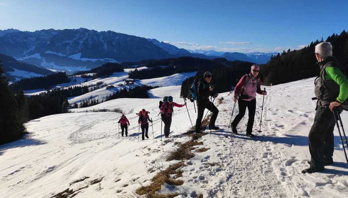 Mit Schneeschuhen auf den Spitzstein | © Witzelsperger Karin
