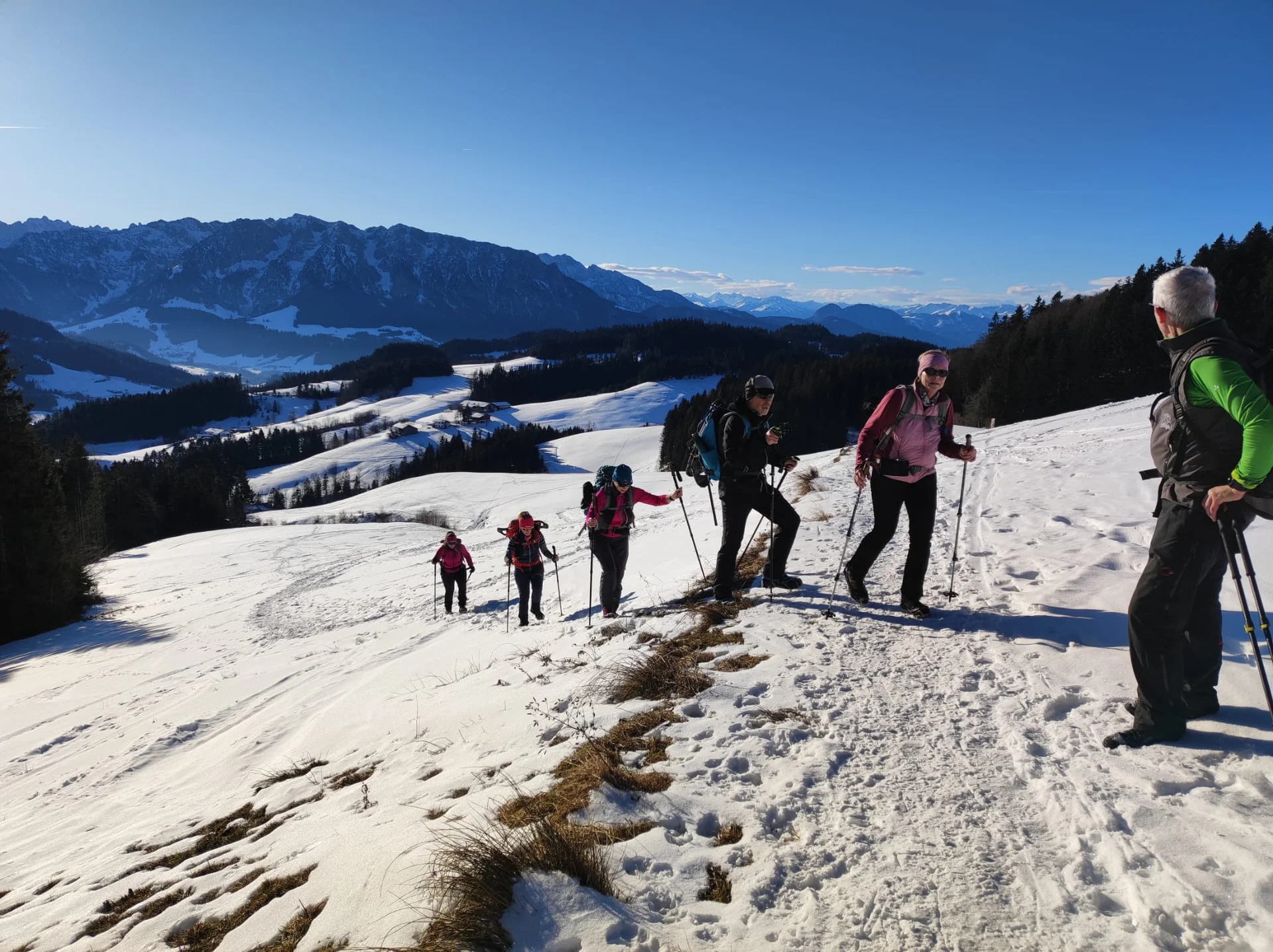 Mit Schneeschuhen auf den Spitzstein | © Witzelsperger Karin