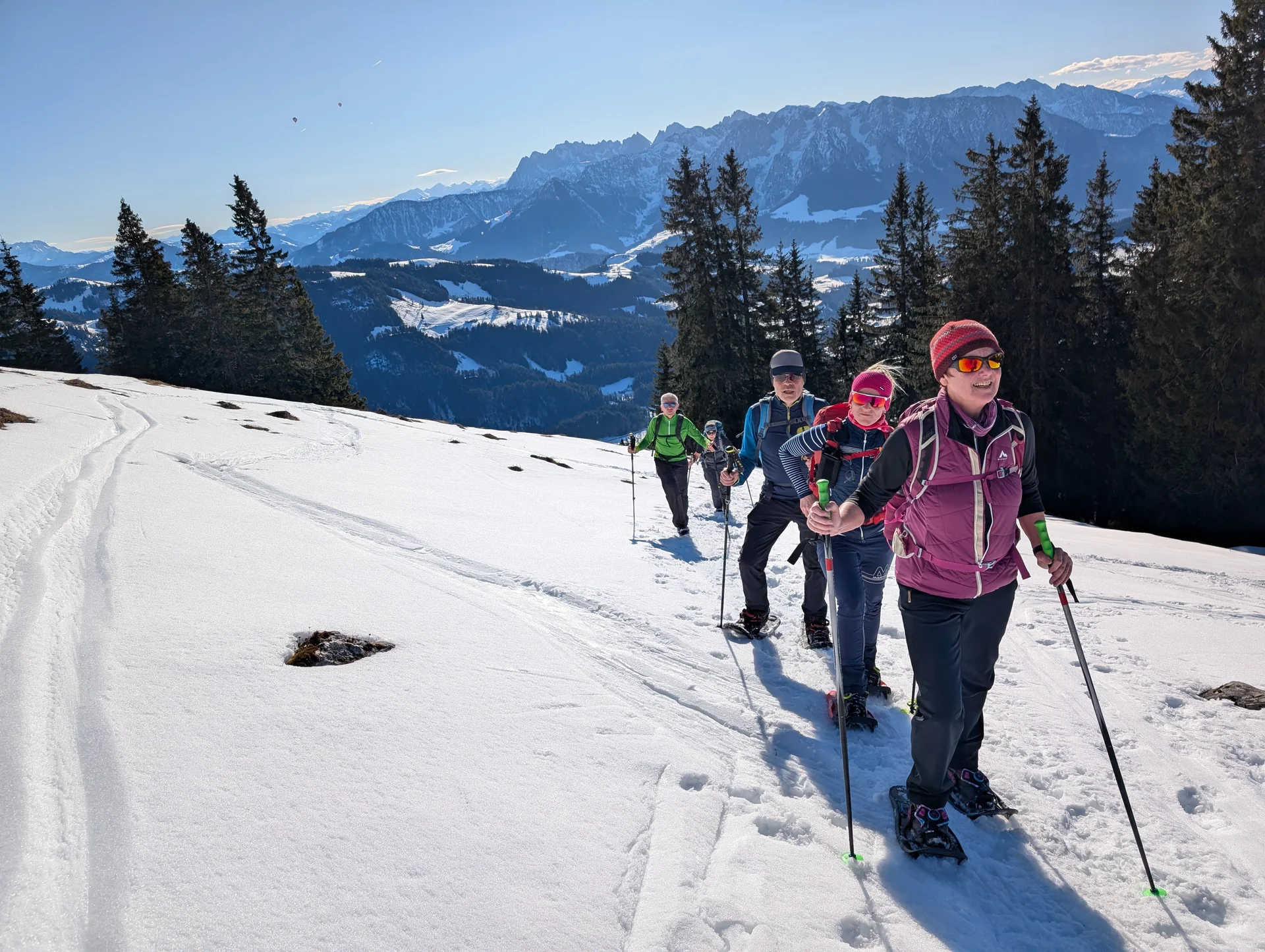 Mit Schneeschuhen auf den Spitzstein | © Witzelsperger Karin