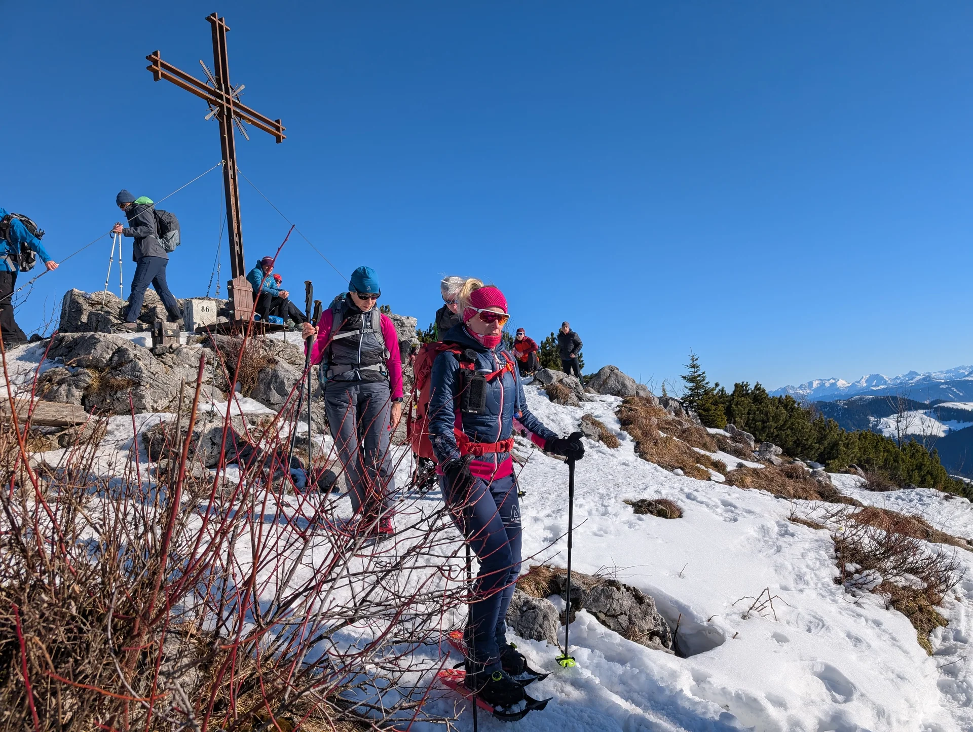 Mit Schneeschuhen auf den Spitzstein | © Witzelsperger Karin