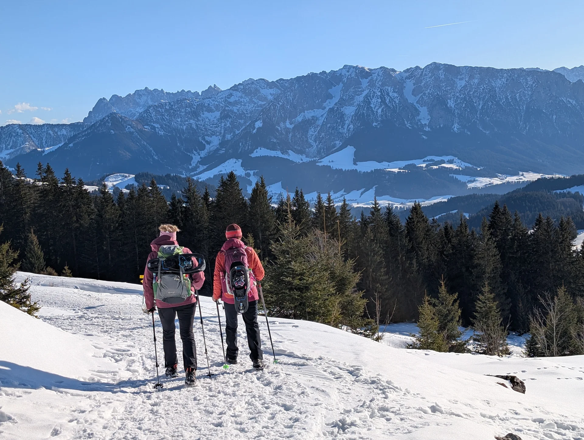 Mit Schneeschuhen auf den Spitzstein | © Witzelsperger Karin