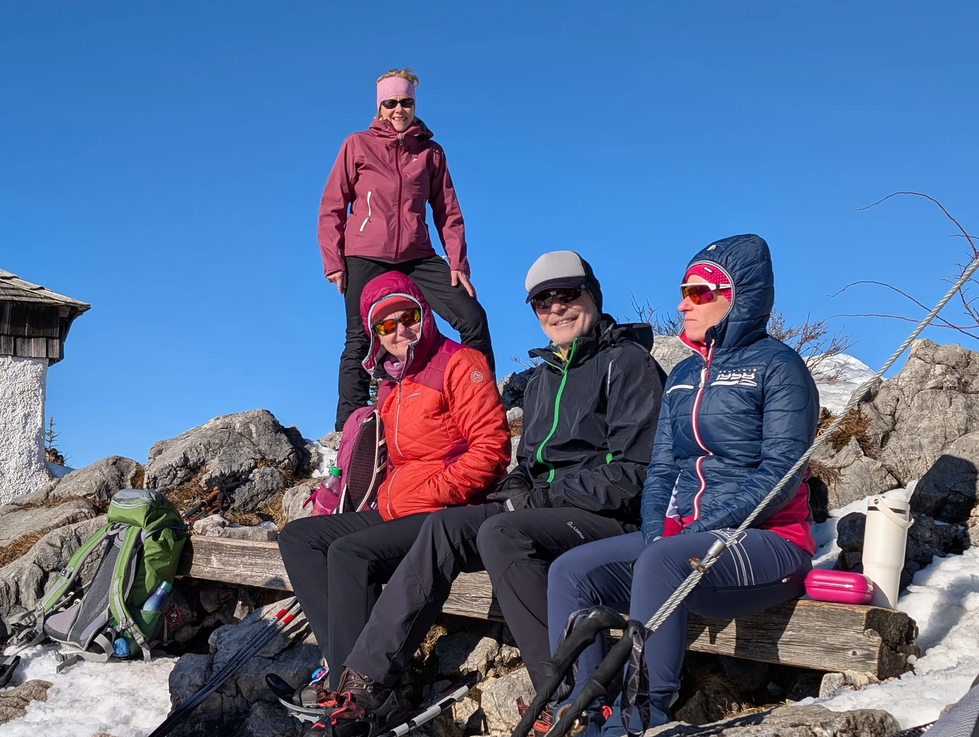 Mit Schneeschuhen auf den Spitzstein | © Witzelsperger Karin