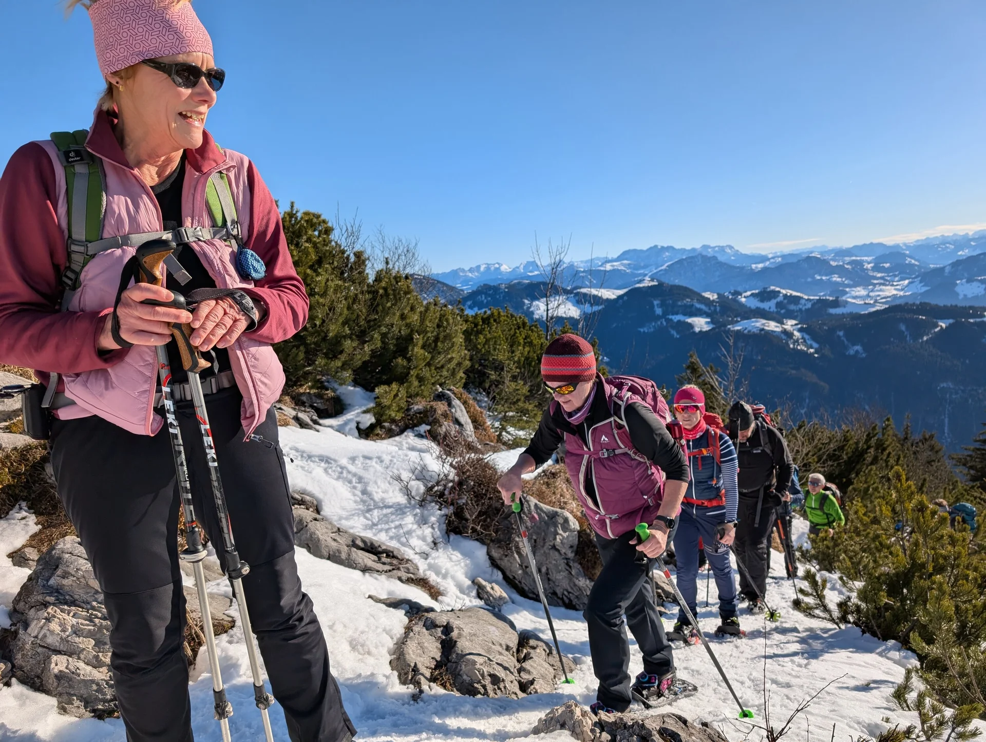 Mit Schneeschuhen auf den Spitzstein | © Witzelsperger Karin