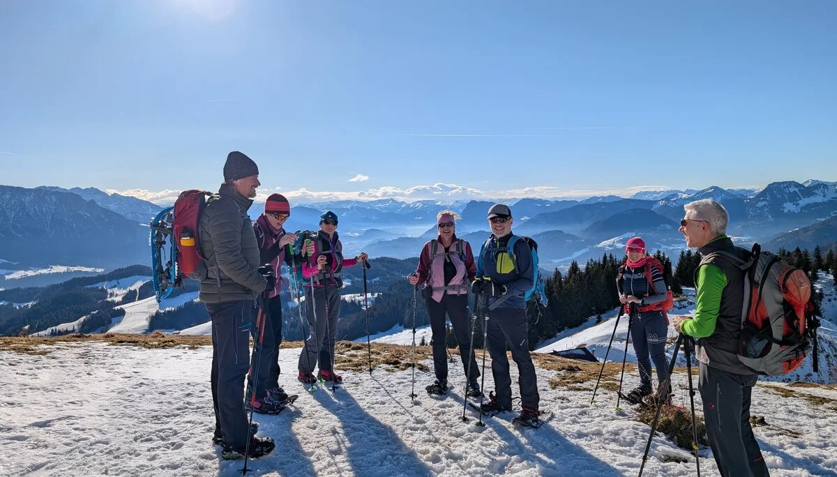 Mit Schneeschuhen auf den Spitzstein | © Witzelsperger Karin