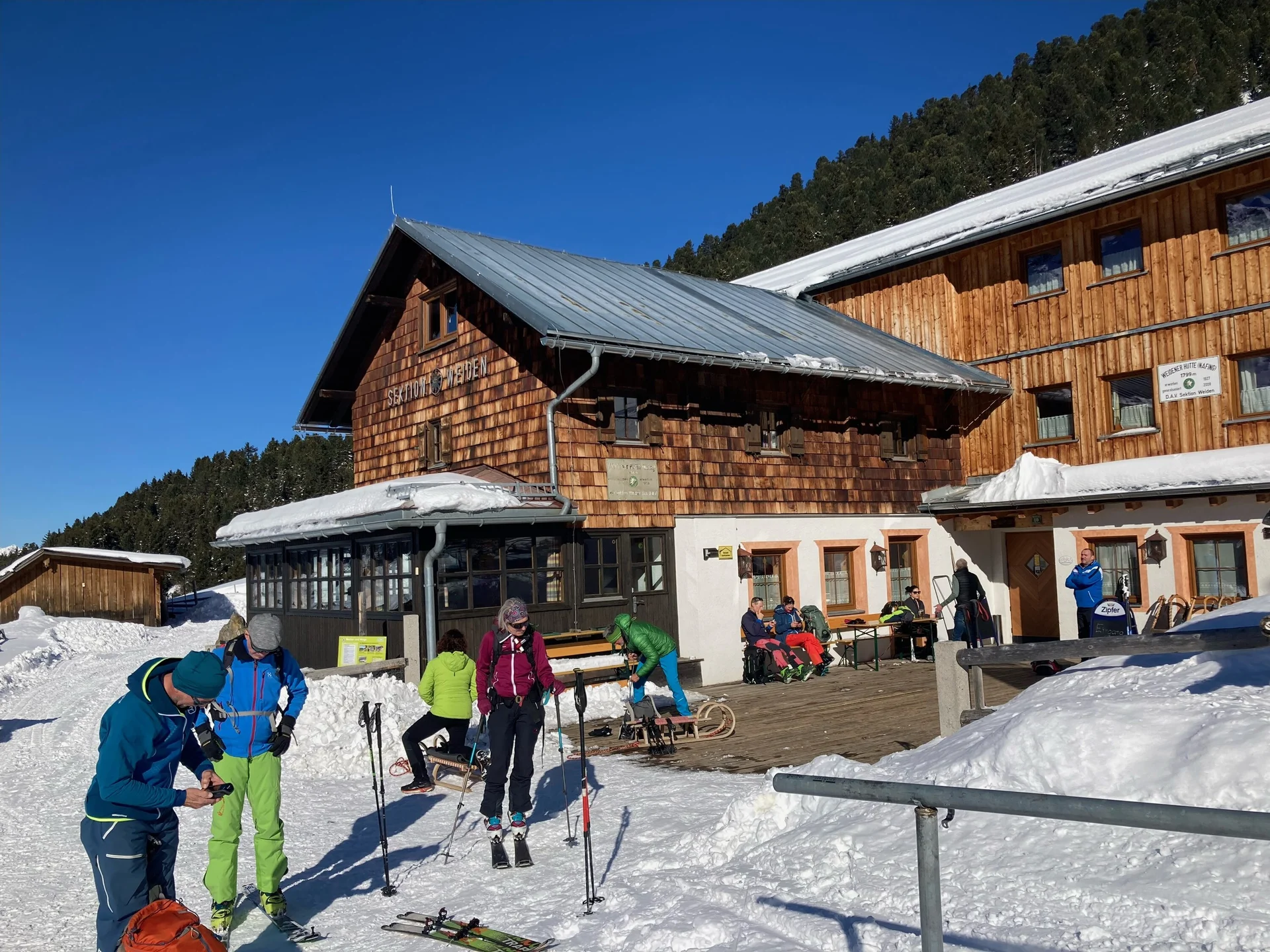 Skitourentage auf der Weidener Hütte  | © Able Ludwig