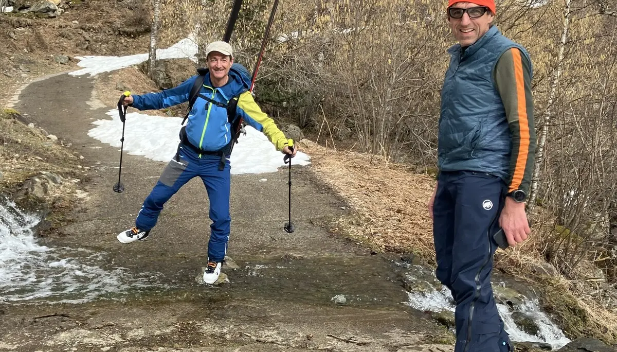 auch beim Abstieg in Balance bleiben | © Haslbeck Ludwig