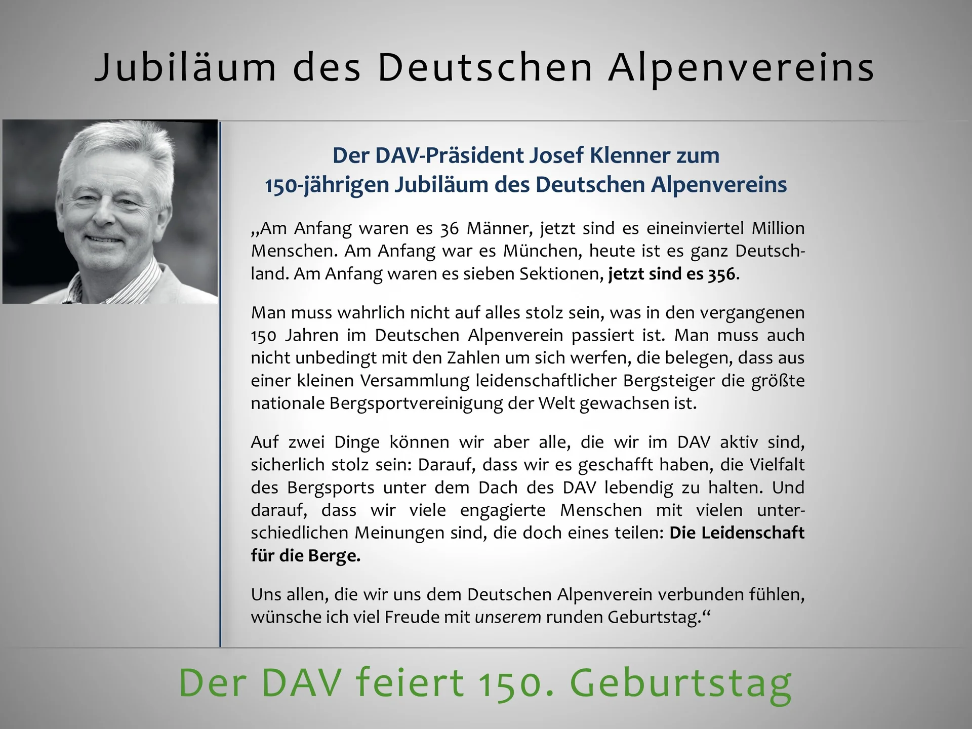 3 Die Berge und wir - Der Festablauf | © Frankl Günther