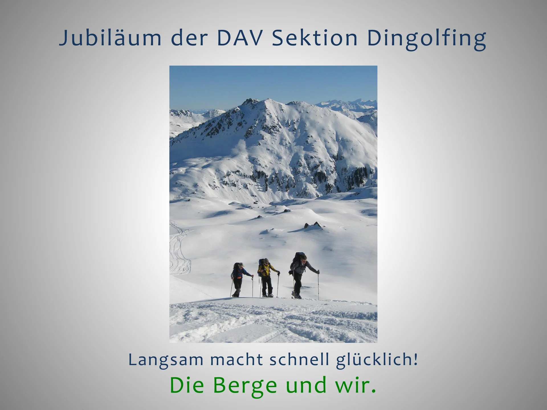 3 Die Berge und wir - Der Festablauf | © Frankl Günther