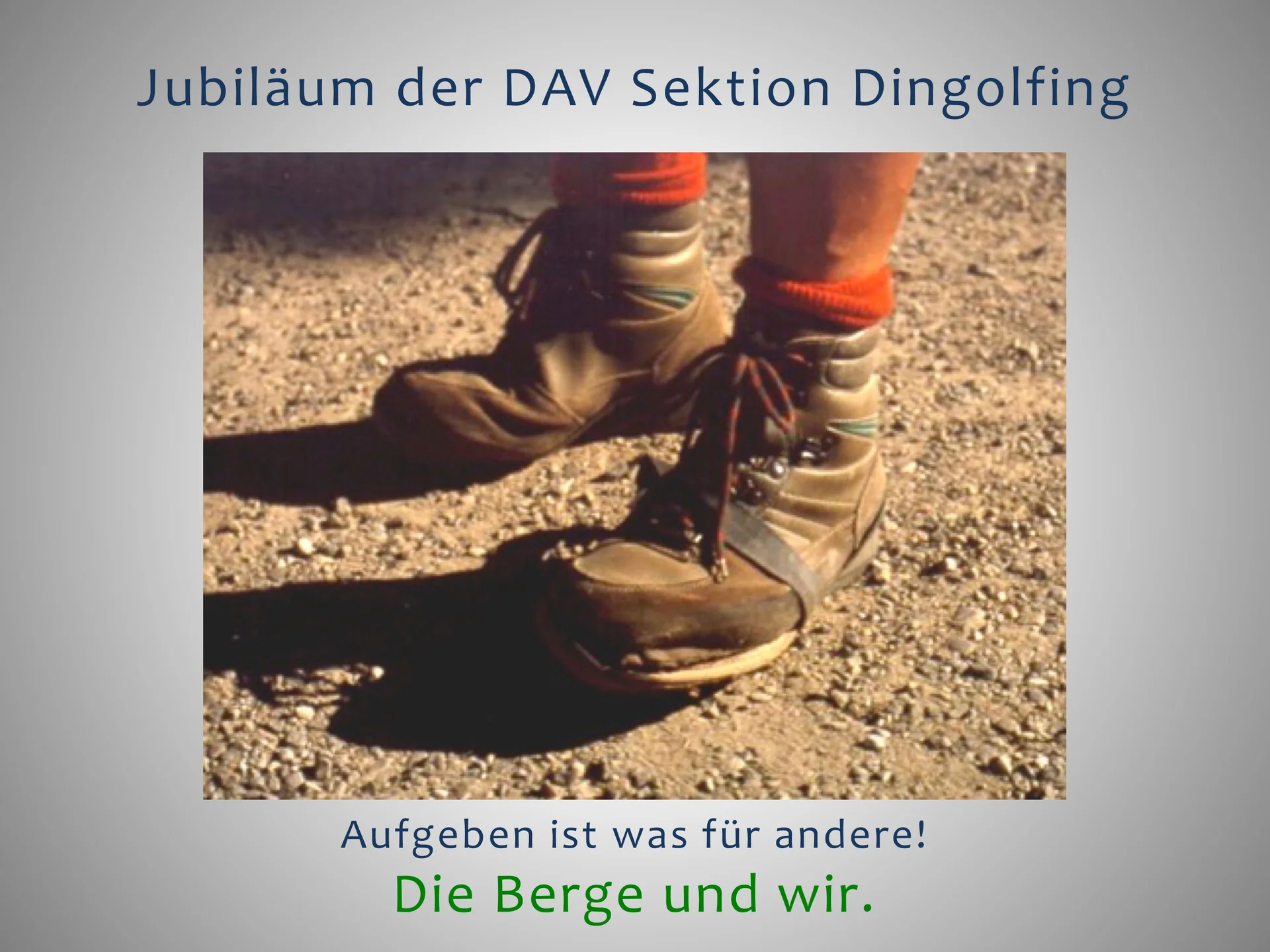 3 Die Berge und wir - Der Festablauf | © Frankl Günther