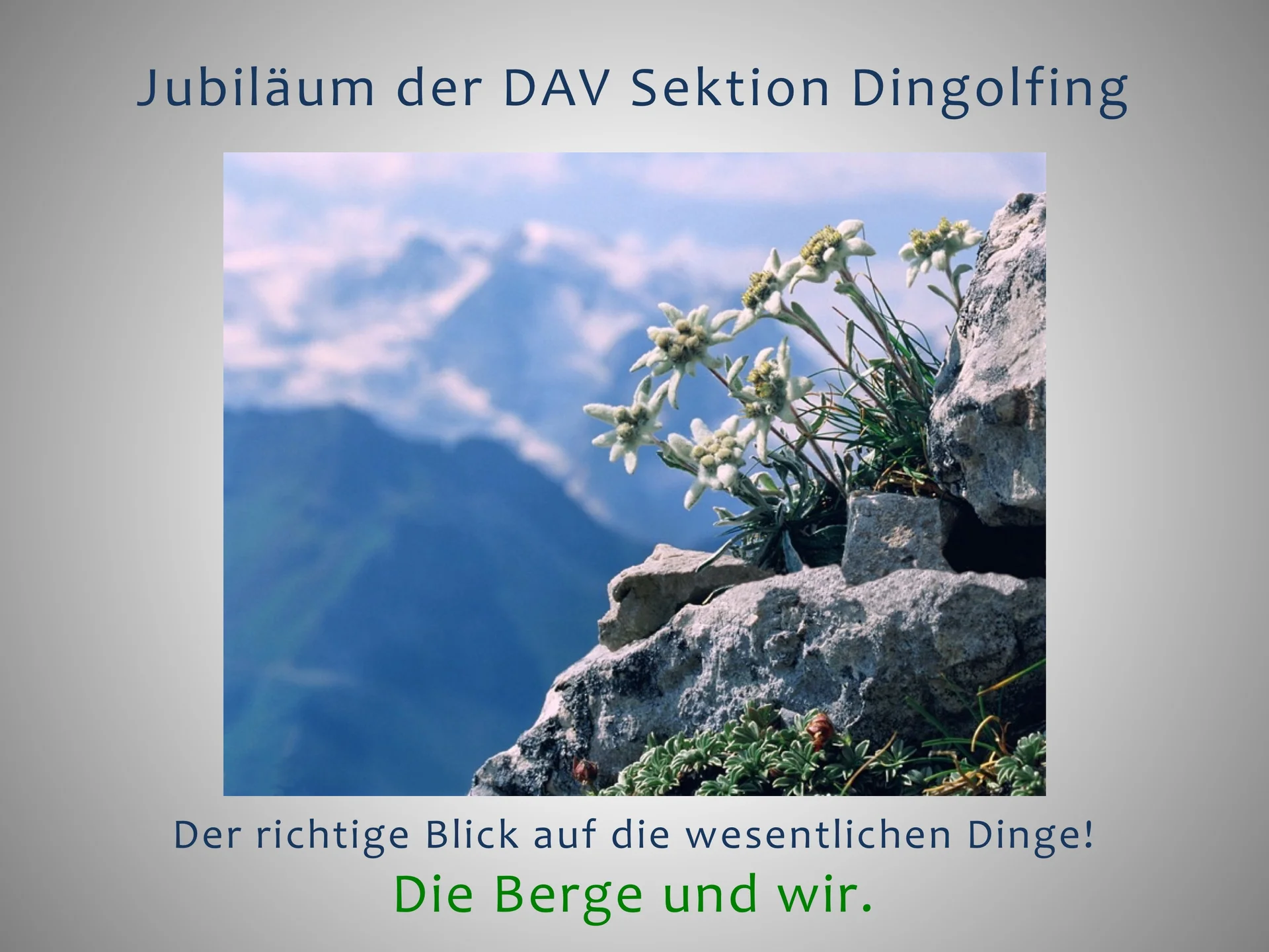 3 Die Berge und wir - Der Festablauf | © Frankl Günther