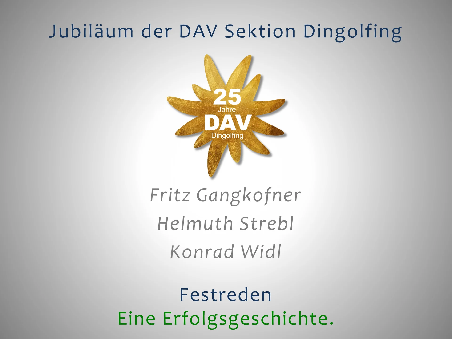 3 Die Berge und wir - Der Festablauf | © Frankl Günther