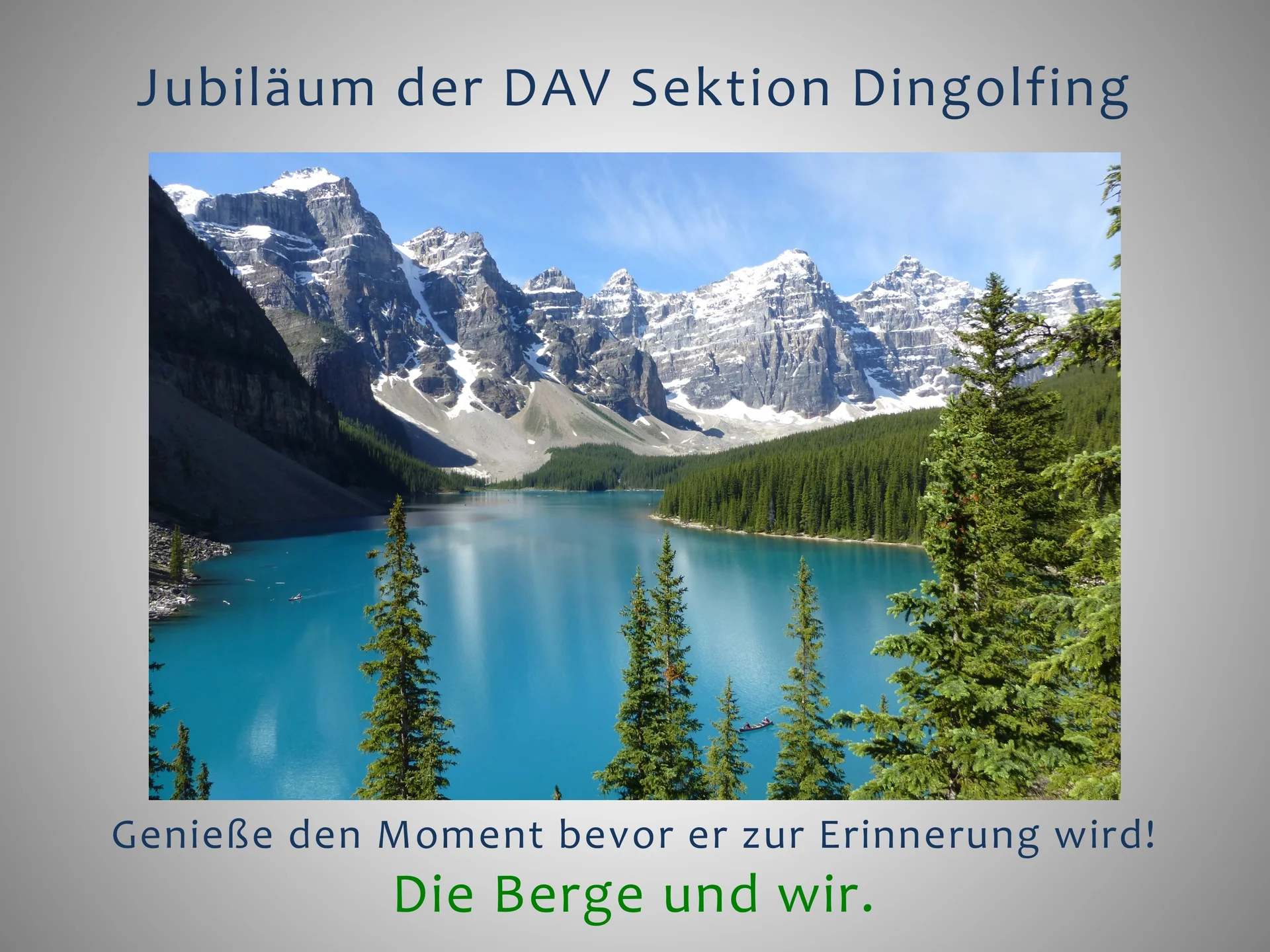 3 Die Berge und wir - Der Festablauf | © Frankl Günther