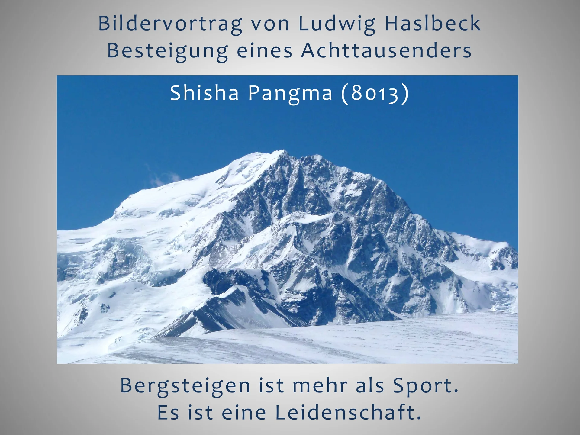 3 Die Berge und wir - Der Festablauf | © Frankl Günther