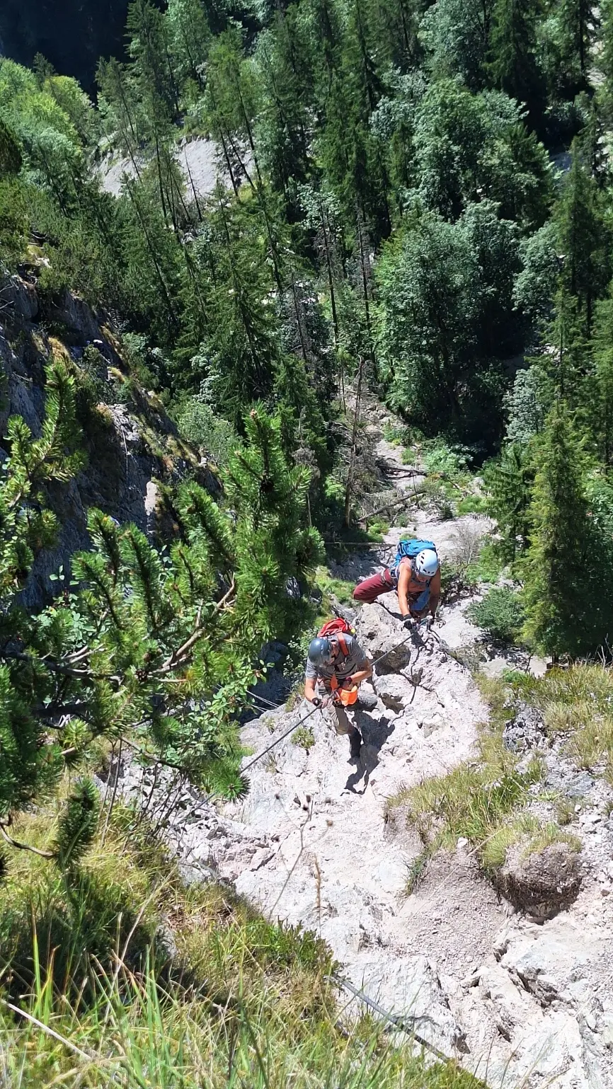 Klettersteig auf den Grünstein | © Maier Georg