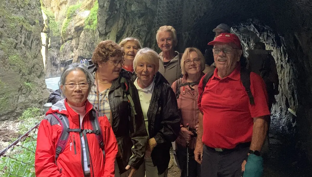 DAV wandert durch die Partnachklamm | © Meier Brigitte