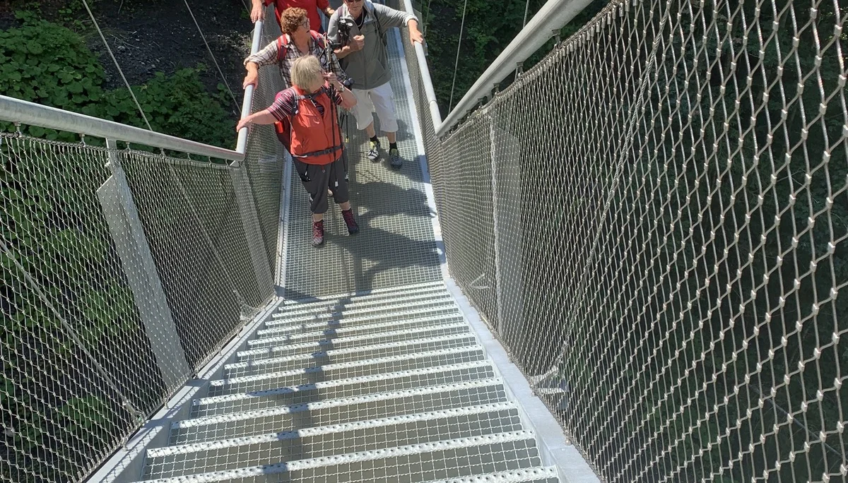 DAV wandert durch die Partnachklamm | © Meier Brigitte